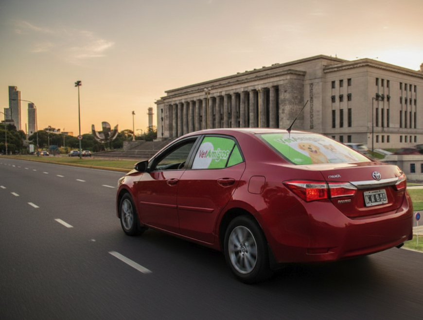 Publicidad en movimiento por la ciudad 1
